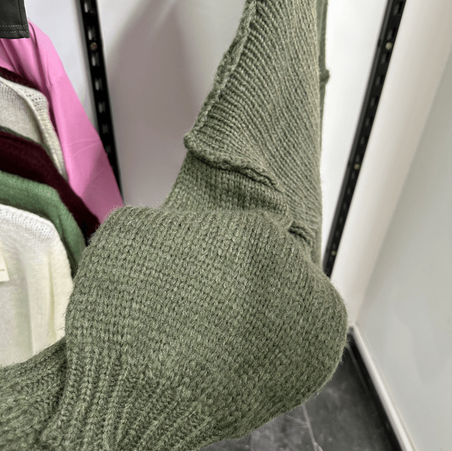 Pull oversize kaki